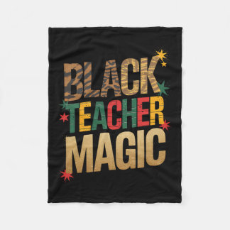 Couverture Polaire Chemise Magie Enseignant Noir Fierté Mélanine Hist