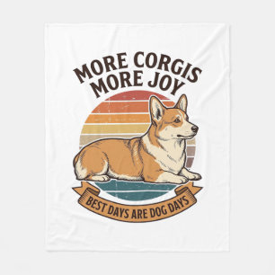 Couverture Polaire Chemise pour amateur de Corgi Citation de chien gr