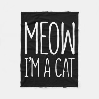 Couverture Polaire Chemise pour femmes Miaou Un Chat Costume pour enf