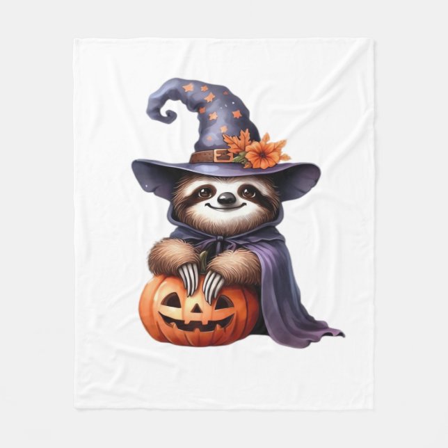 Couverture Polaire Chemise T classique Sloth Halloween (Devant)