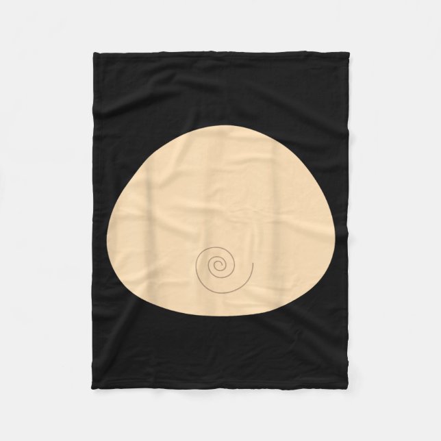 Couverture Polaire Chemise Ventre de Singe Drôle Halloween (Devant)