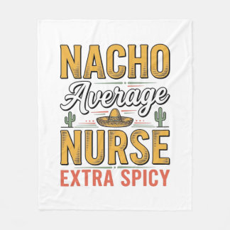 Couverture Polaire Chemise Vintage Nacho Average Nurse Extra Spicy De