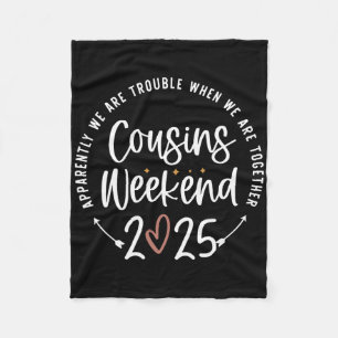 Couverture Polaire Chemises de jumelage vacances famille Cousins Week