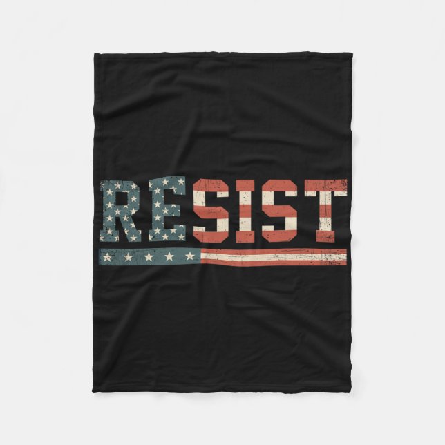 Couverture Polaire Chemises Drapeaux Américaines Pour Hommes Femmes (Devant)