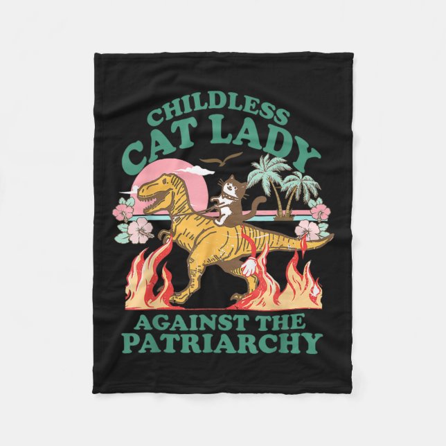 Couverture Polaire Chemises Lady Chat Enfant Mignonnes Rétro Contre L (Devant)