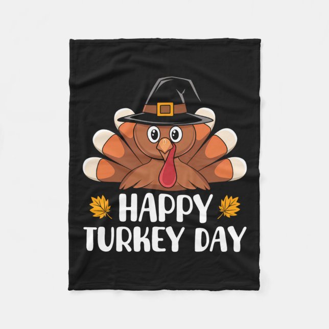 Couverture Polaire Chemises Thanksgiving Pour Enfants Garçons Toddler (Devant)