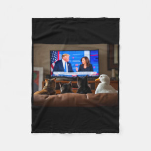 Couverture Polaire Chemises Trump chats et canards