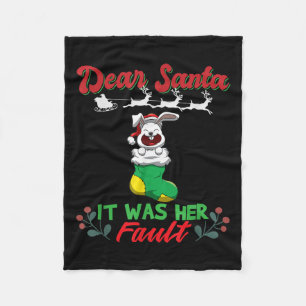 Couverture Polaire Cher Père Noël C'était De Sa Faute Frères Et Sœurs