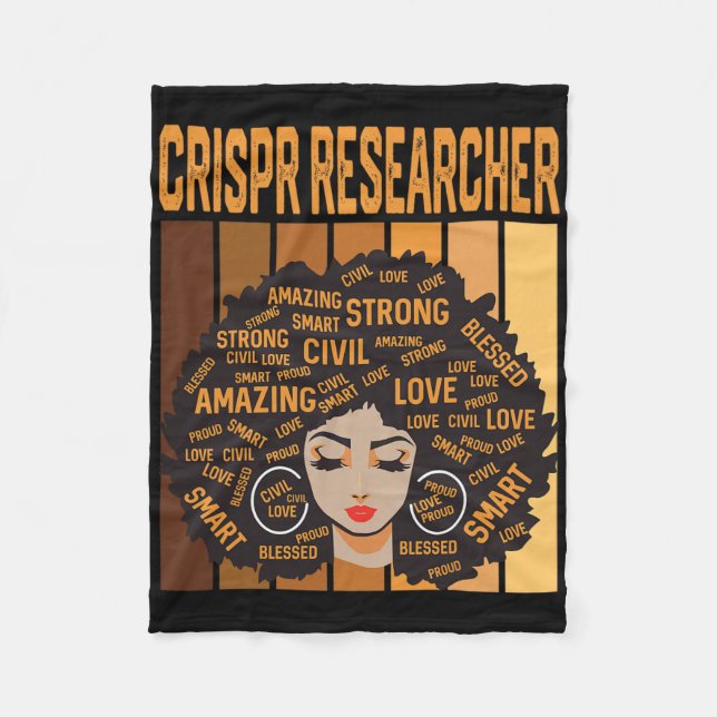 Couverture Polaire Chercheur Crispr Mois de l'histoire des Noirs puis (Devant)