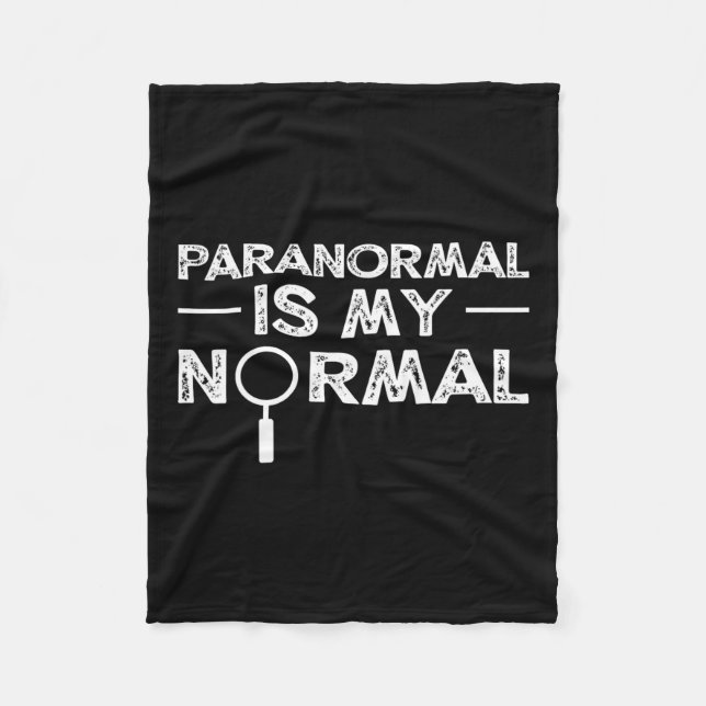Couverture Polaire Chercheur Paranormal Chasse Fantôme Drôle Cadeau (Devant)