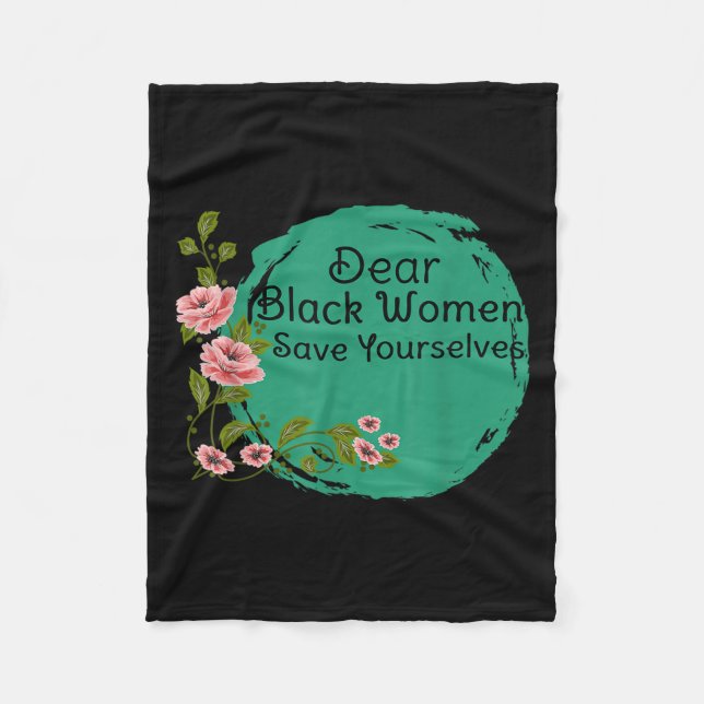 Couverture Polaire Chères femmes noires, sauvez-vous les citations de (Devant)