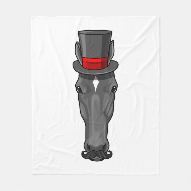 Couverture Polaire Cheval avec Cylindre (Devant)