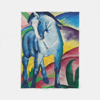 Couverture Polaire Cheval bleu I par Franz Marc