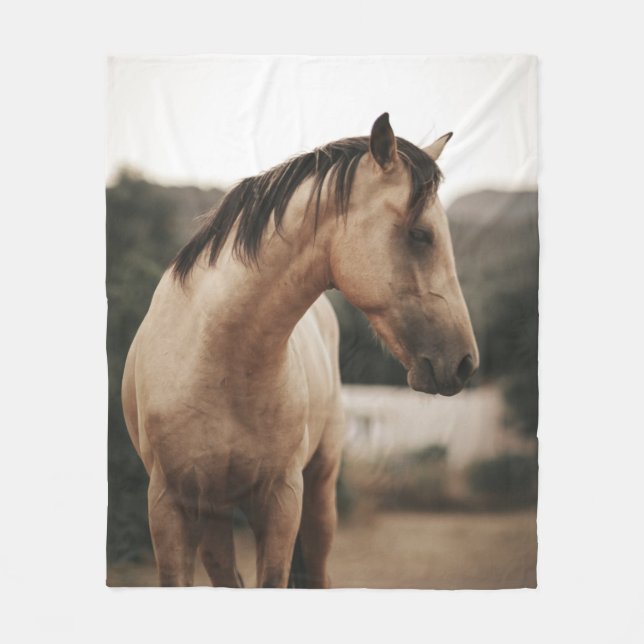 COUVERTURE POLAIRE CHEVAL BROWN (Devant)