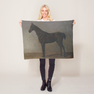 Couverture Polaire Cheval de la baie de Gelding (par Albrecht Adam)
