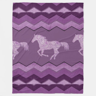 Couverture Polaire Cheval de l'Aigle rose