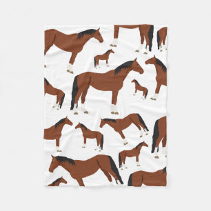 Couverture Polaire Cheval Design