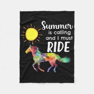 Couverture Polaire Cheval Lover Équitation équitation équitation équi