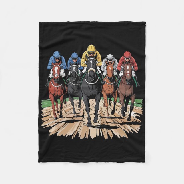 Couverture Polaire Cheval Racer Jockey Racer Der (Devant)
