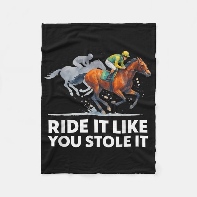 Couverture Polaire Cheval Tee - shirts - Faites-Le Comme Vous L'Avez  (Devant)
