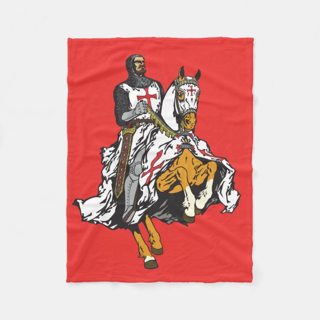 Couverture Polaire Chevalier des Templiers (Devant)