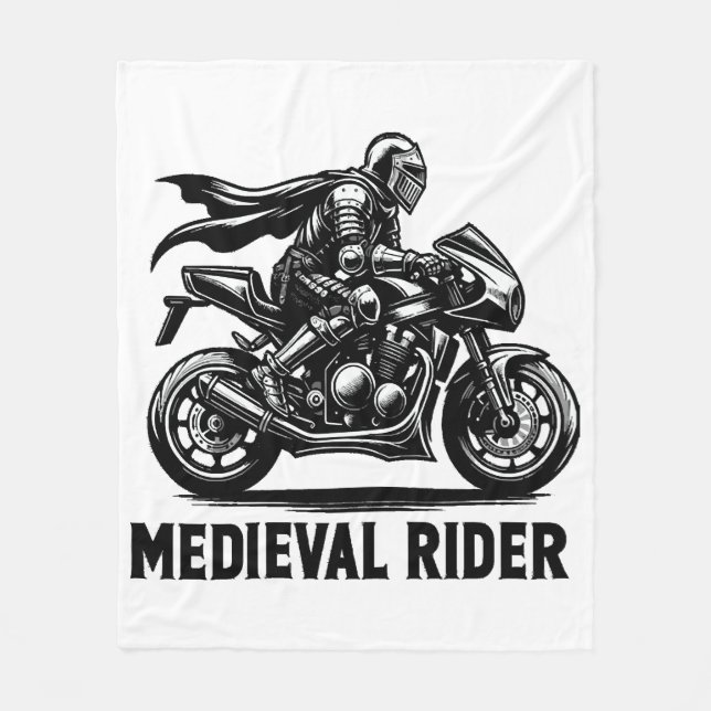 Couverture Polaire chevalier médiéval (Devant)