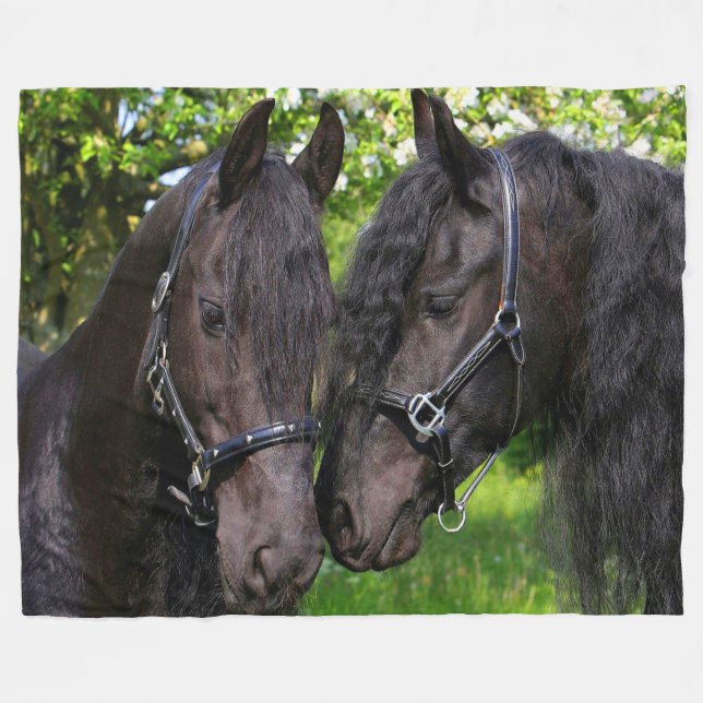 Couverture Polaire Chevaux (Devant (Horizontal))