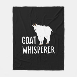 Couverture Polaire Chèvre Whisperer Funny Chèvre ferme T-shirt animal