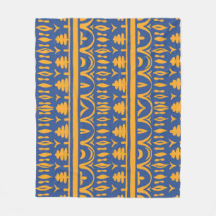 Couverture Polaire Chevrons africains : Motif tribal ethnique