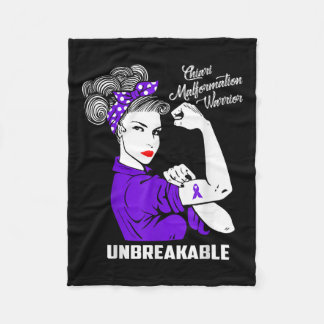 Couverture Polaire Chiari Malformation Guerrier Incassable Chemise Aw