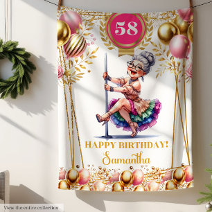 Couverture Polaire Chic Nom personnalisé Funny Blanket pour grand-mèr