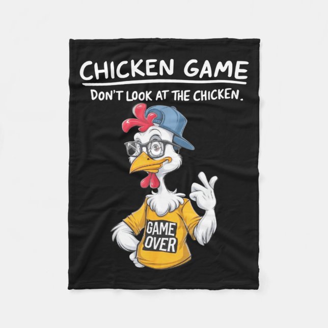 Couverture Polaire Chicken Game Humorous Family Tee - Uni-adults &amp (Devant)