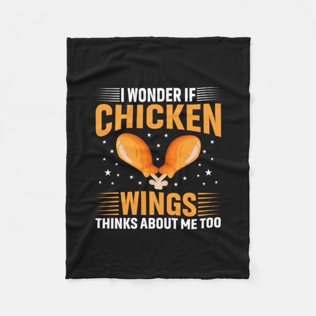 Couverture Polaire Chicken Lover | Chicken Wing (Devant)