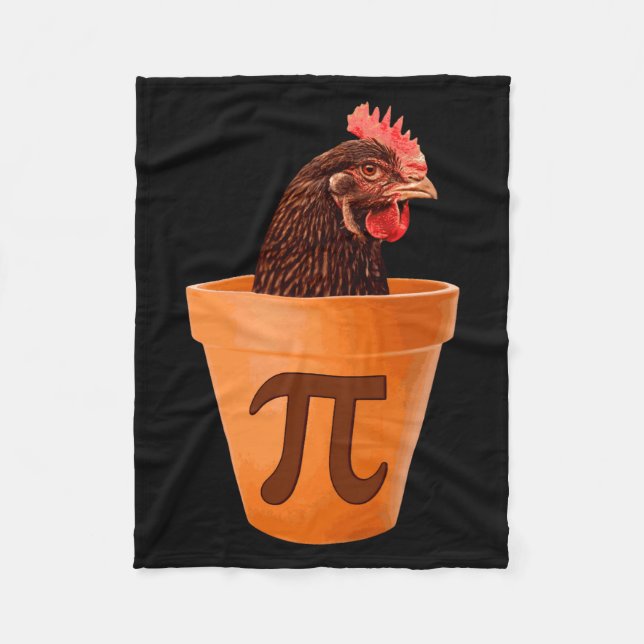 Couverture Polaire Chicken T And I Dont Care  (Devant)