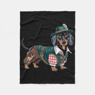 Couverture Polaire Chien allemand Dachshund Bavarian Weiner Saucisse