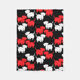 Couverture Polaire Chien allemand Dachshund Motifs