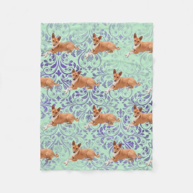 Couverture Polaire Chien Basenji  (Devant)