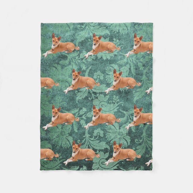 Couverture Polaire Chien Basenji  (Devant)