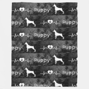 Couverture Polaire Chien Chien Chien Chien Chien Chien Coeur Battre M