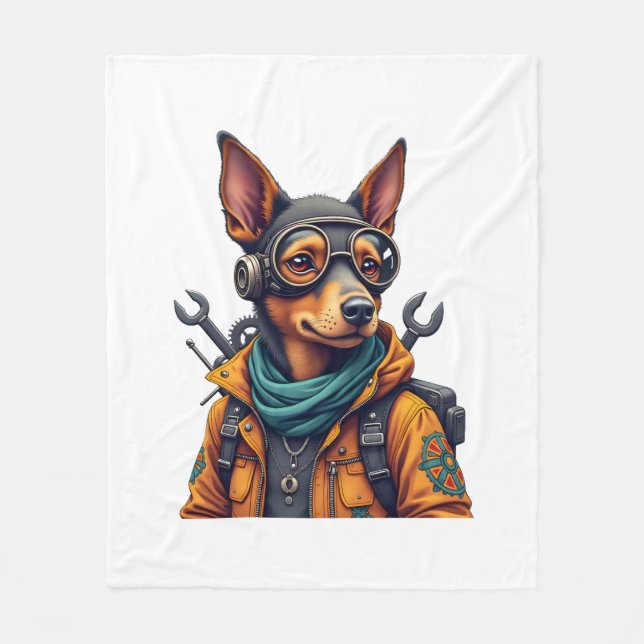 Couverture Polaire Chien d'aventure   (Devant)