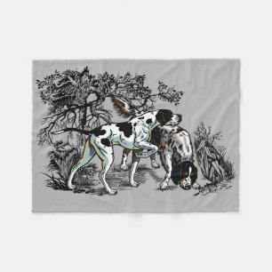 Couverture Polaire chien de chasse