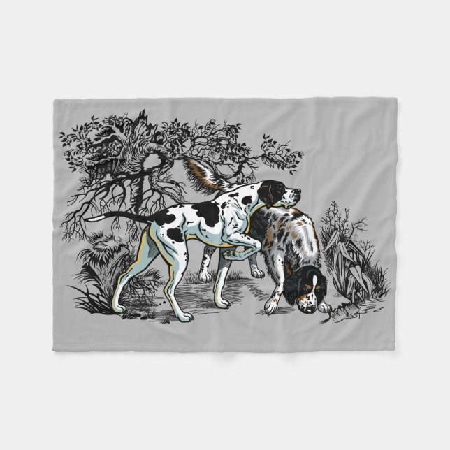 Couverture Polaire chien de chasse (Devant (Horizontal))