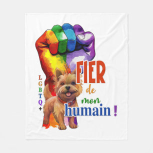 Couverture Polaire Chien de Norwich Terrier