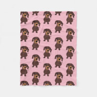 Chien de saucisse rose mignon de Weiner de