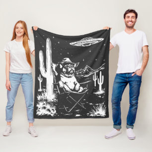 Couverture Polaire Chien de taureau français - OVNI