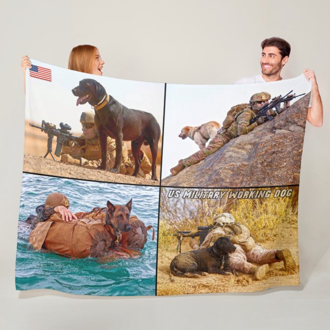 COUVERTURE POLAIRE CHIEN DE TRAVAIL MILITAIRE AMÉRICAIN (En situation)