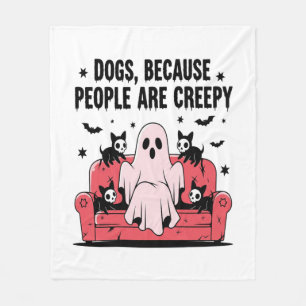 Couverture Polaire Chien d'Halloween effrayant Fantôme effrayant Png 