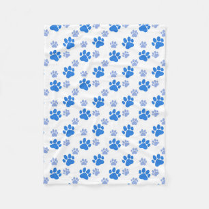 Couverture Polaire Chien Empreinte de patte Simple Amoureux des anima