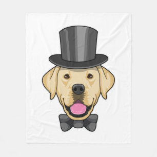 Couverture Polaire Chien en tenue de marié avec nœud papillon