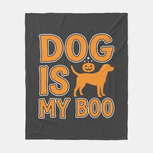 Couverture Polaire Chien Est Mon Boo Halloween Chien (Devant)